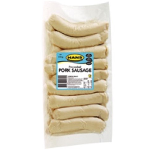 Sausages Pre Cooked Pork 2.5kg