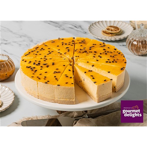 Cheesecake Passionfruit Pre Cut x 16 serves