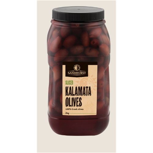 Olives Kalamata SLICED 2KG Plastic Jar