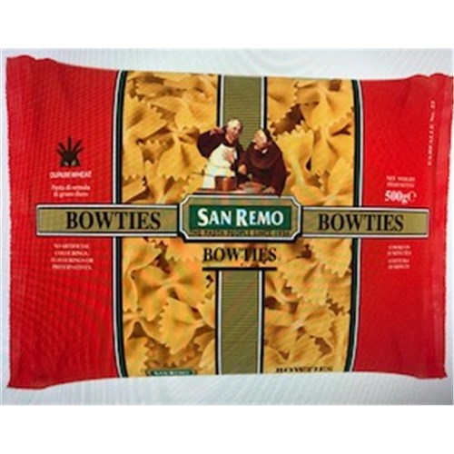 Pasta Bowtie Farfalle # 23 500g x 12 each