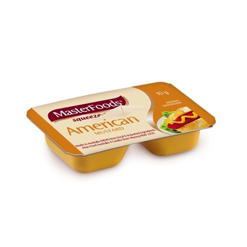 Mustard American Squeeze On 100 x 10g