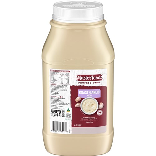 Sauce Aioli Roast Garlic 2.2kg Gluten Free