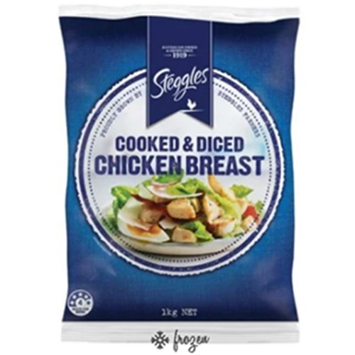 Chicken Breast Cooked & Diced Meat x1kg
