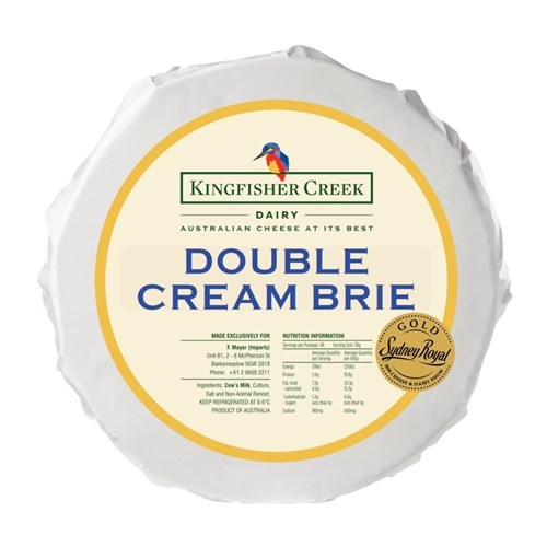 Cheese Brie Double Cream Approx 1.2kg
