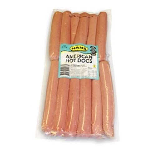Hot Dogs American Skinless 2.5kg 