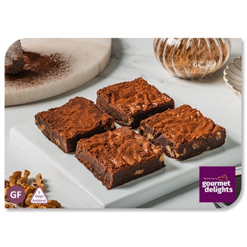 Brownie Sliced Cake Gluten Free Ind 15 x 68g 