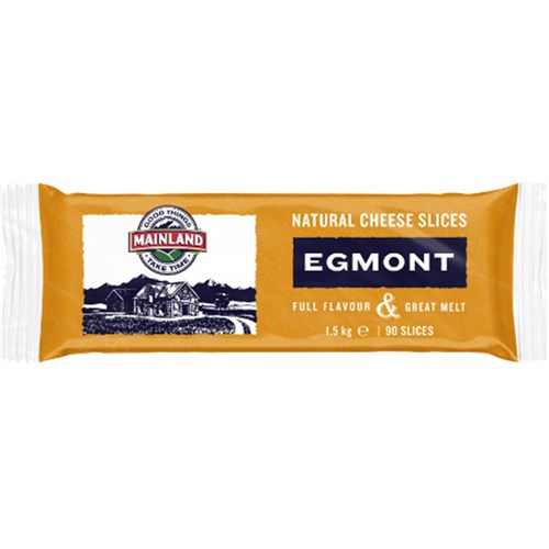 Cheese Slices Natural EGMONT 90s 1.5kg