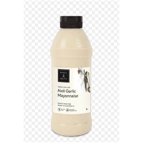 Sauce Aioli Garlic Mayonnaise 1Lt Gluten Free
