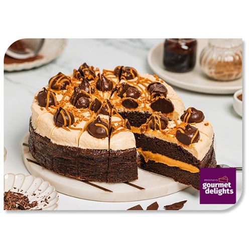 Cake Caramel Sin Gateaux Pre Cut  x 16 serves