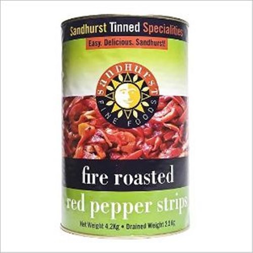 Peppers Fire Roasted Whole A12 4.2kg
