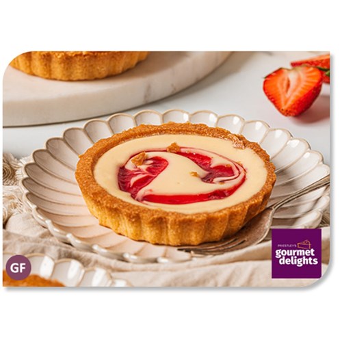 Cheesecake Strawberry Tart Ind Gluten Free 6 x 95g