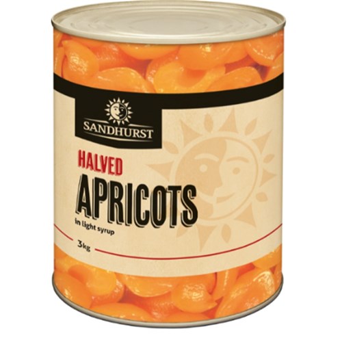 APRICOT Halves in Juice A10 3kg