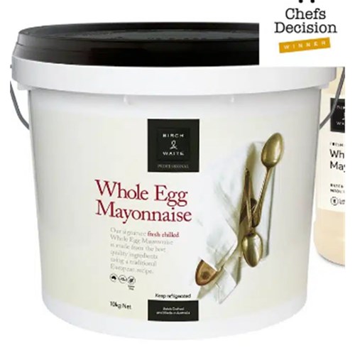 Mayonnaise Whole Egg Gluten Free 10kg