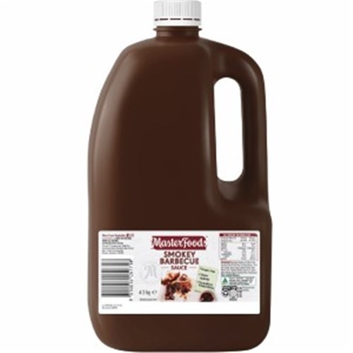 Sauce BBQ Barbeque Smokey 4.5kg Gluten Free