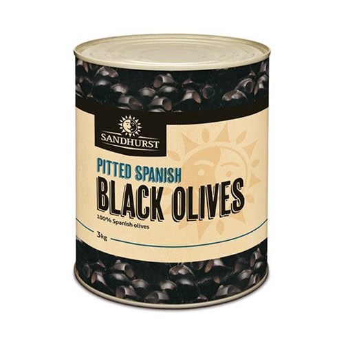 Olives Black Pitted A10 3kg
