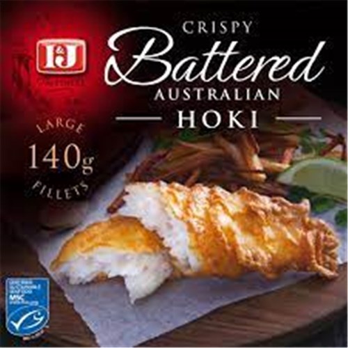 Crispy Battered Hoki 22x140g