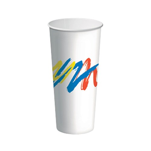 Cups Paper Milkshake Carnivale 22oz x 25