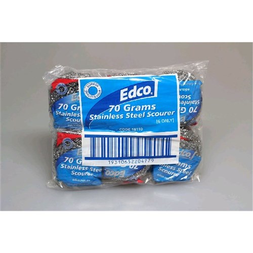 Scourer Stainless Steel 6x70gm