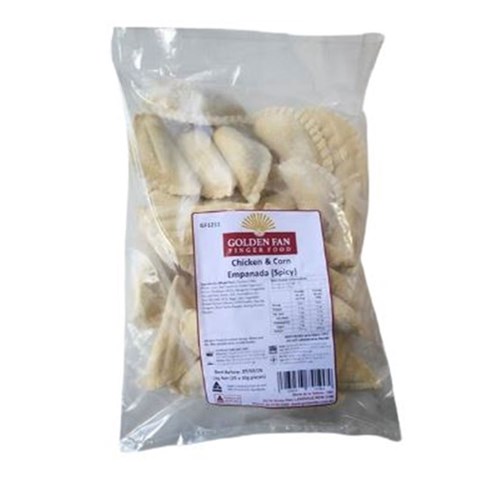 Empanada Chicken & Corn Spicy 1kg 25 x 40g