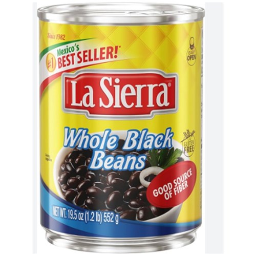 Beans Black Whole 522g