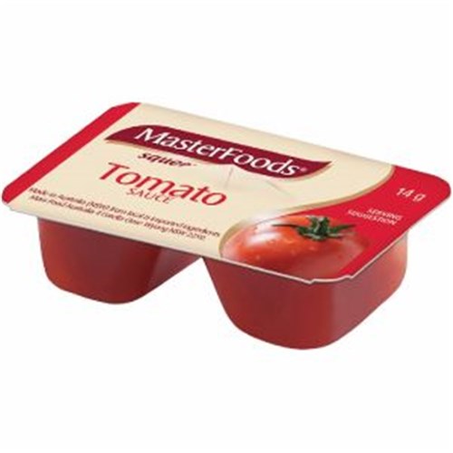 Sauce Tomato Squeeze On BULK 300 x 14g Portion Con