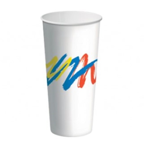 Cups Paper Milkshake 24oz x 25 CARNIVALE