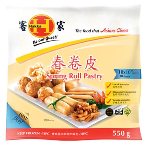 Spring Roll Pastry 30 Sheets x10" 550gm
