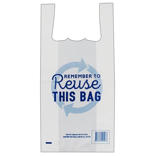 Bags Reusable Singlet Medium x 100