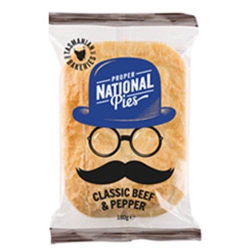 Pies Classic Beef & Pepper 16 x 180g