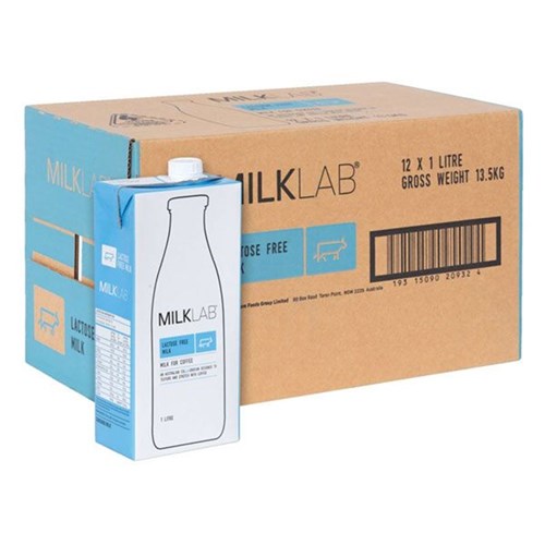 Milk Full Lactose Free 12x1ltr UHT