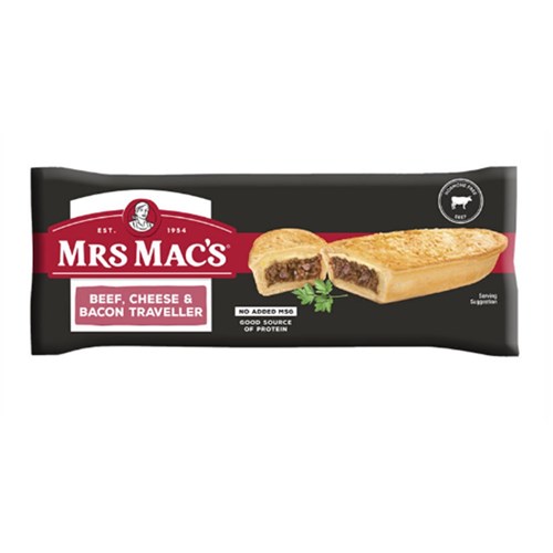 Pies Beef Cheese & Bacon Traveller 12 x 160g