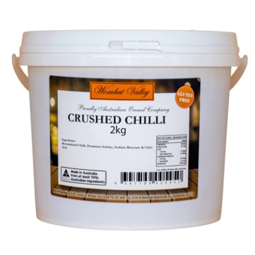 Chilli Crushed / Minced Fresh 2kg