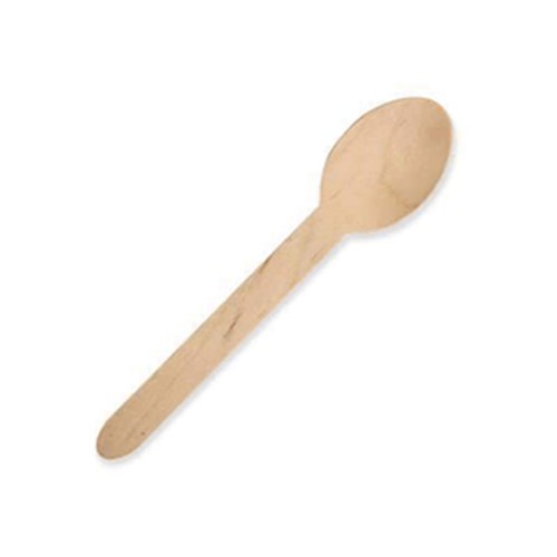 Cutlery Wooden DESSERT SPOON 160mm x 2000