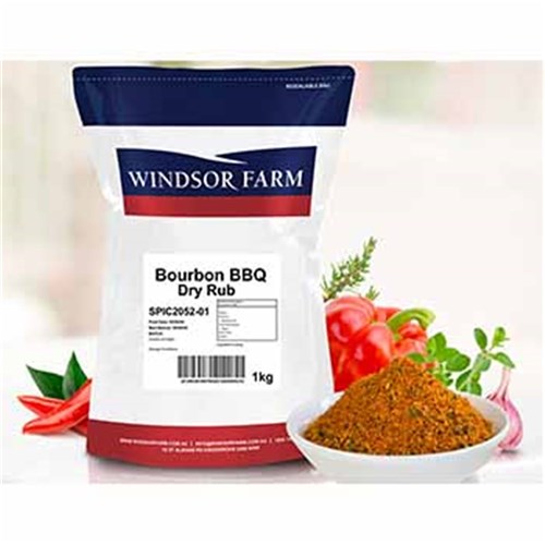 Seasoning Bourbon BBQ Dry Rub 1kg POUCH