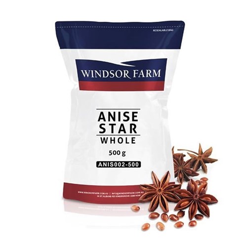 Star Anise Whole 500g POUCH