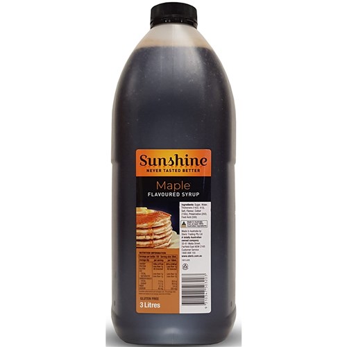 Syrup Maple Flavoured 3lt G/F