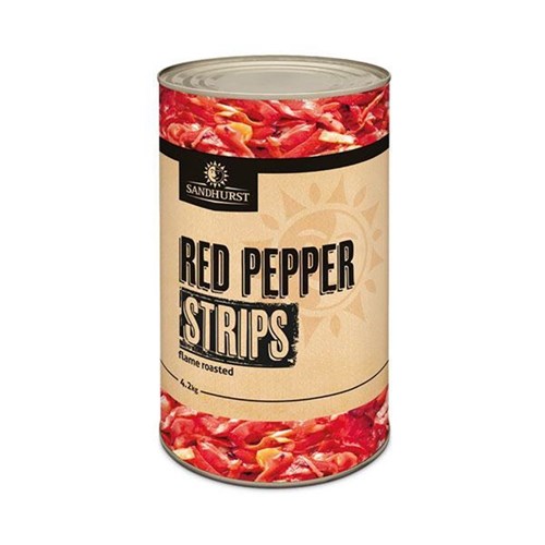 Peppers Fire Red Strips ROASTED A12*