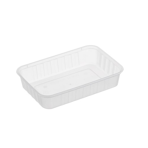 Container Rectangle Ribbed FREEZER  500ml 10 x 50