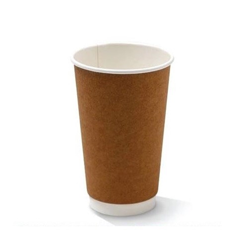 Cups Coffee 16oz Brown (TW) x 500