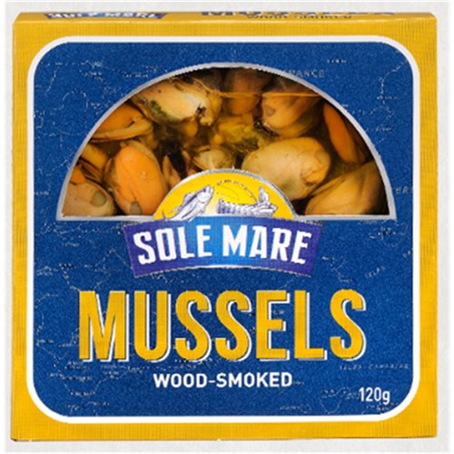 MUSSELS SMOKED 12x120g