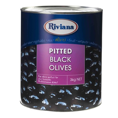 Olives Black Pitted A10