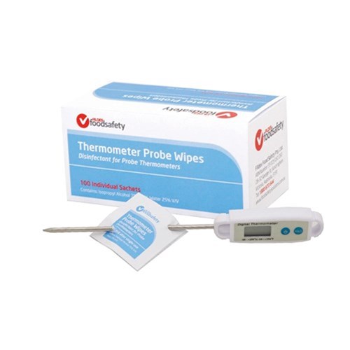 Thermometer Probe Wipes x 100