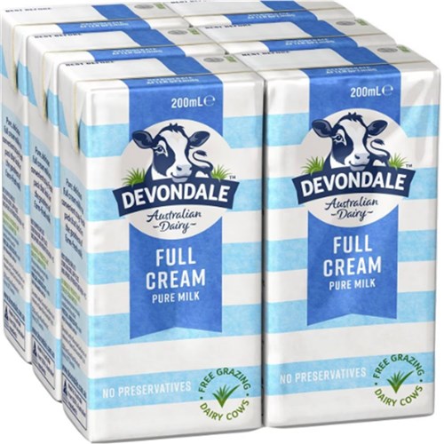 Milk Full Cream UHT 24 x 200ml