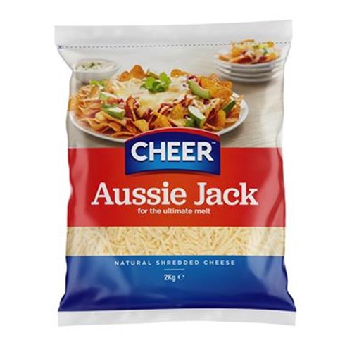 Cheese AUSSIE JACK Natural Shredded 2kg
