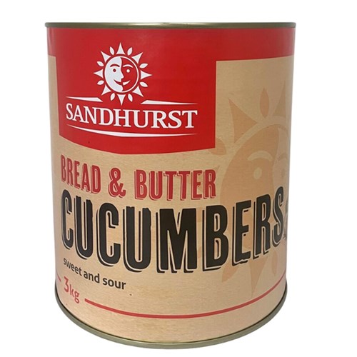 Cucumbers Bread and Butter Sliced A10 3kg Can