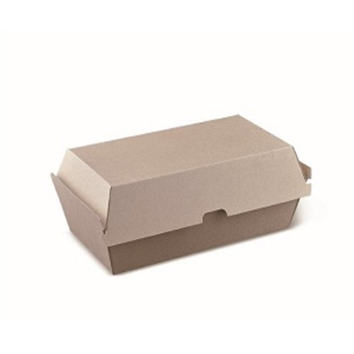 Snack Box Cardboard Large Brown 200s