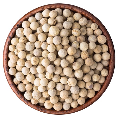 Peppercorn White Whole 1kg