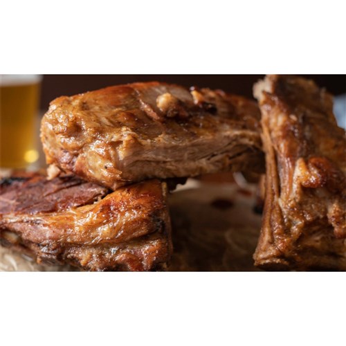Pork Ribs Cooked Chilli BBQ - 10kg