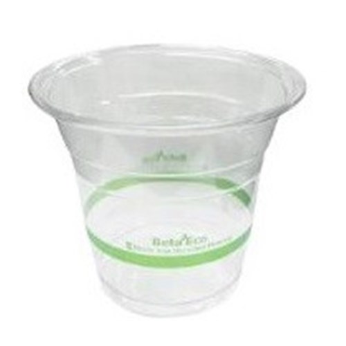 Cup RPET Green Flared Rim (295ml) 9oz