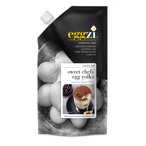 Sweet Chefs Egg Yolks 900ml Free Range Frozen 